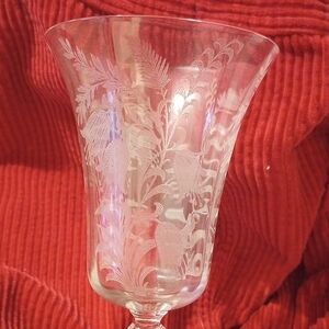 Tiffin-Franciscan Glasses in the Fuschia Pattern; Very Rare